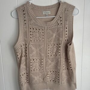 Lucky Brand knitted vest medium